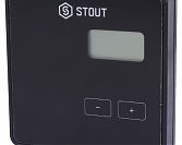 Проводной комнатный регулятор R-10b STOUT (АРТ. STE-0101-010002) чёрный