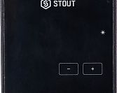 Проводной комнатный регулятор R-10z STOUT (АРТ. STE-0101-010004) черный