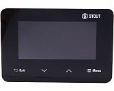 Проводной комнатный двухпозиционный регулятор ST-293v3 STOUT (АРТ. STE-0101-029332) черный