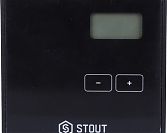 Проводной комнатный двухпозиционный регулятор ST-294v1 STOUT (АРТ. STE-0101-029412) черный
