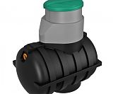 Емкость подземная U 1250 ЭКОПРОМ (АРТ.  121.1250.899.0) черный 