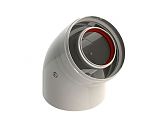 Колено Viessmann (АРТ. 7194837) DN60/100 45° 2шт. 