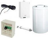 Пакет: настенный конденсационный котёл Viessmann Vitodens 100-W (АРТ. B1HC619) 26 кВт + бойлер Vitocell 100-W CUGA 100 литров