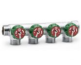 Коллектор регулирующий 3/4" STOUT (АРТ. SMB-6850-343404), 4 отвода 3/4"ЕК