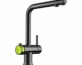 Смеситель Omoikiri HOTARU G (АРТ. 4994028) вороненая сталь, зеленый